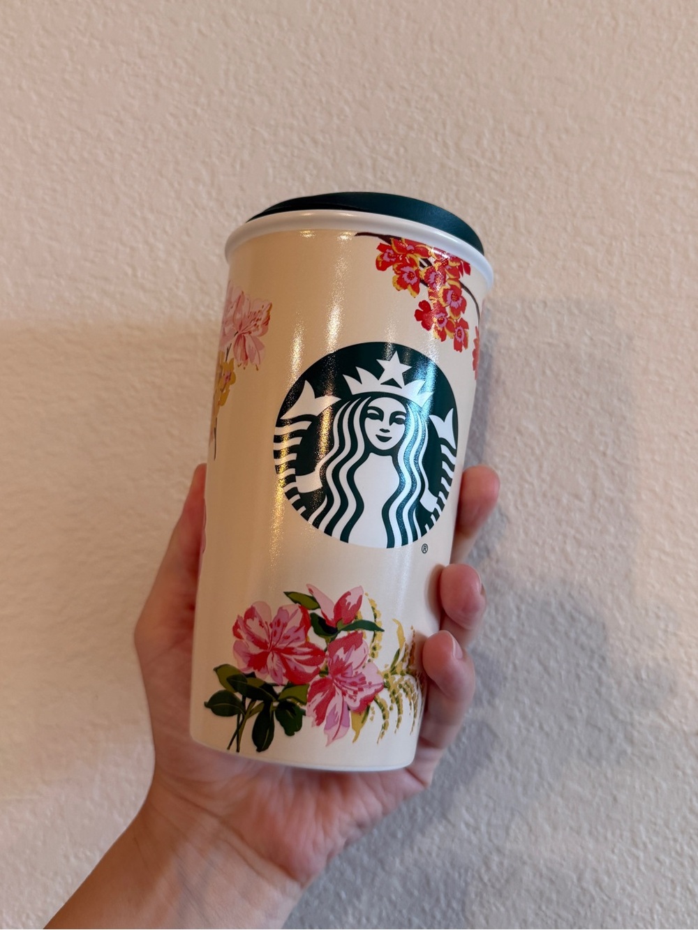 Ban.do x Starbucks floral tumbler